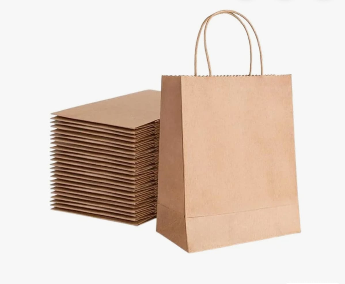 Brown Kraft Paper Bags Pack Of 100 Pcs